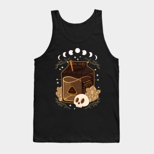 Halloween juice Witch Black Cat Witchcraft and Wizardry Tank Top